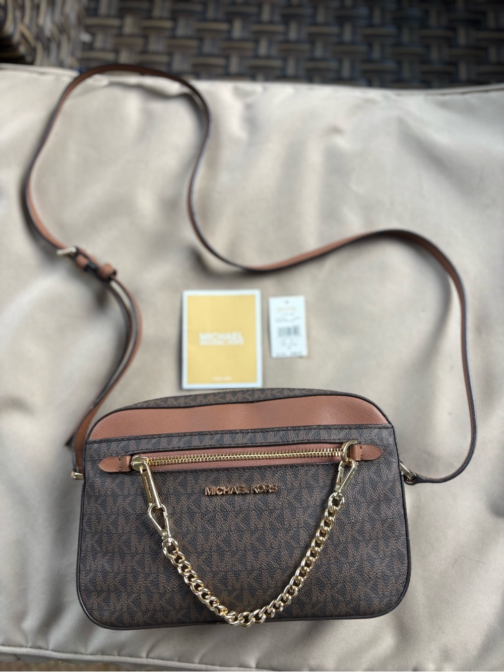 Michael Kors Signature Chain Crossbody